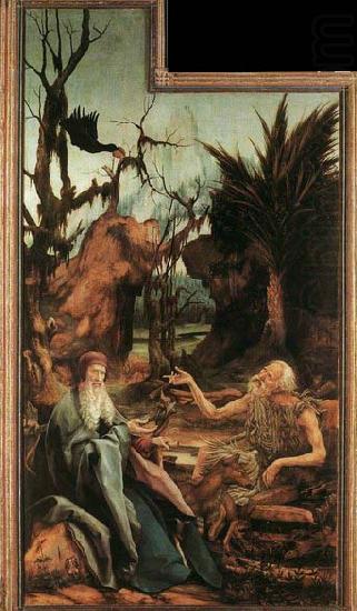 Matthias  Grunewald Sts Paul and Antony in the Desert china oil painting image